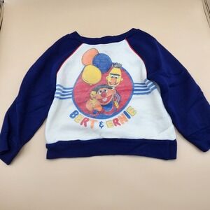 Sesame Street Muppets Vintage Bert Ernie Toddler Sweatshirt JC Penny 3T